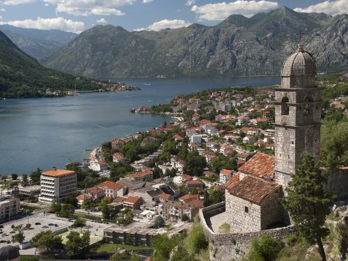 “Crkva Gospa od Zdravlja” church, Kotor bay, Montenegro.
